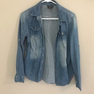 Light weight denim button up.